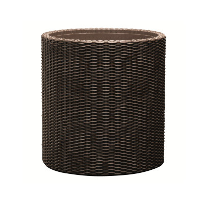 Keter Květináč Cylinder L 39L hnědá